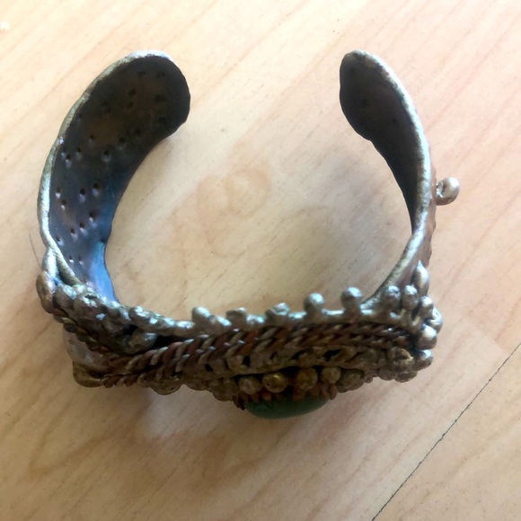 Handmade Copper and Gold Bracelet - Picture 2 of 6